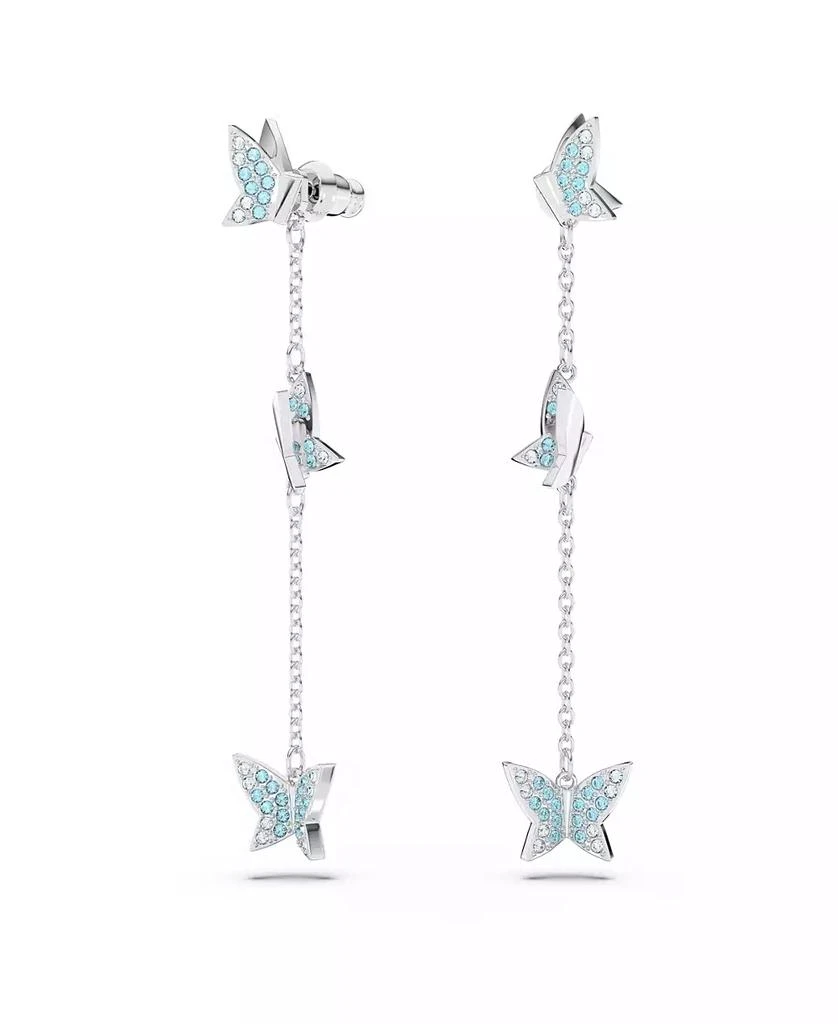 商品Swarovski|Crystal Butterfly Lilia Drop Earrings,价格¥624,第3张图片详细描述