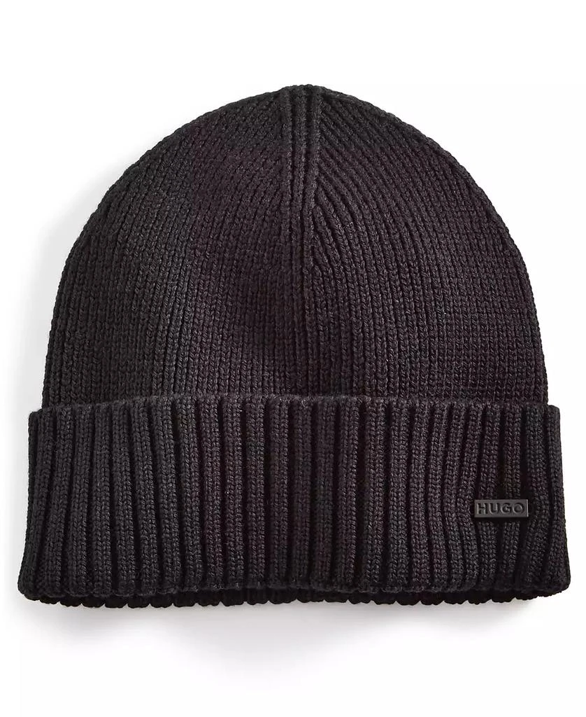 商品Hugo Boss|Men's Xucy Wool Logo Cuffed Beanie, Created for Macy's,价格¥403,第1张图片