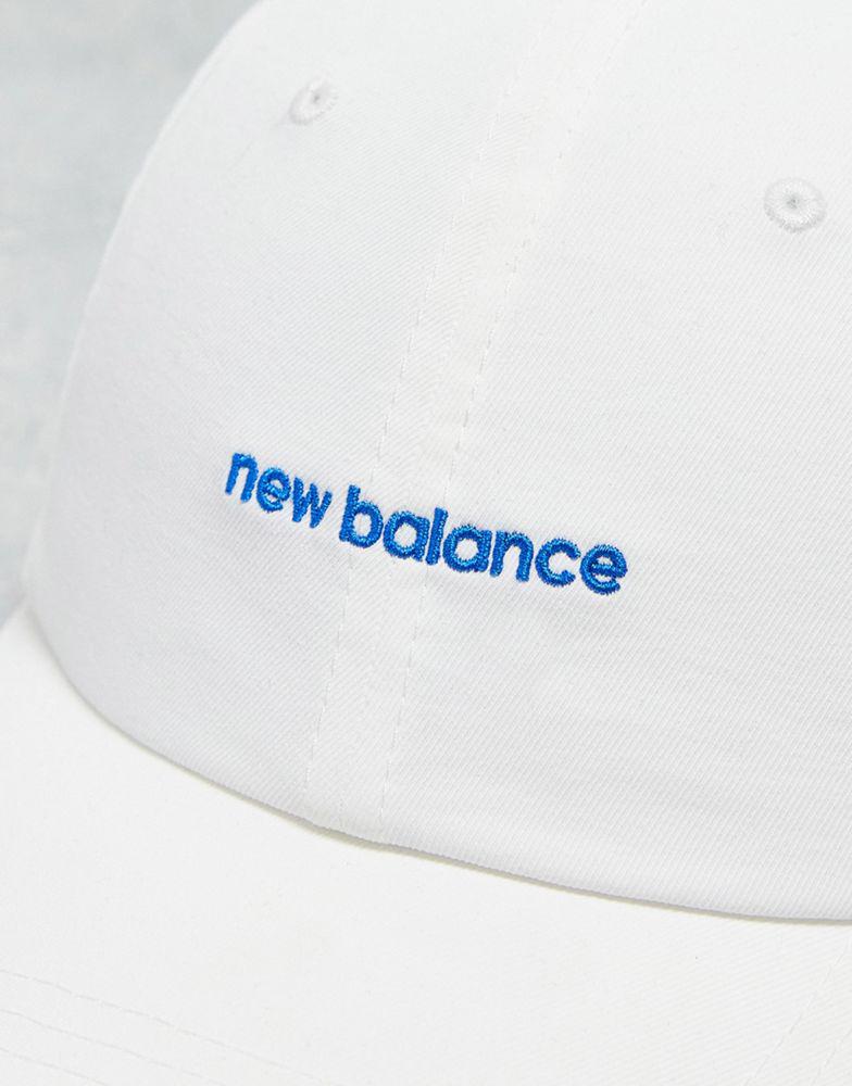 New Balance linear logo baseball cap in slate商品第2张图片规格展示