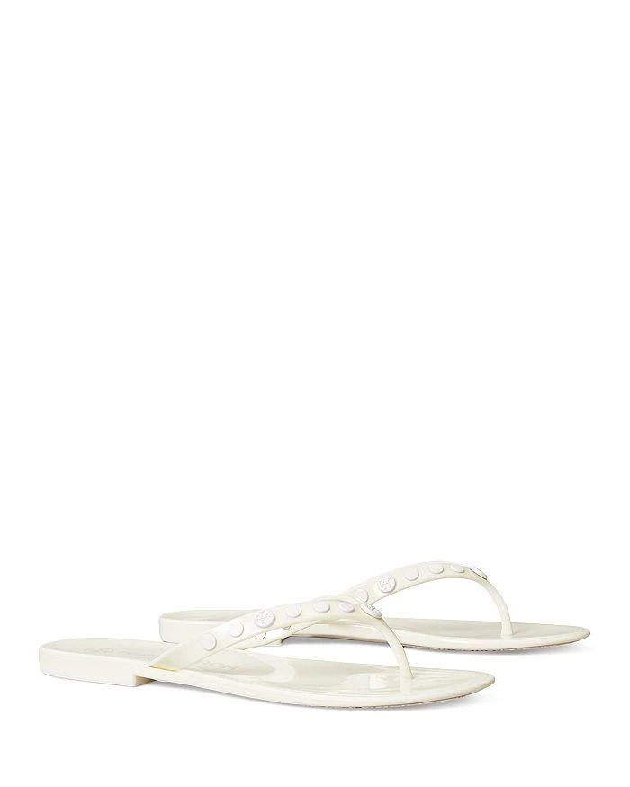 商品Tory Burch|Women's Studded Jelly Thong Sandals,价格¥669,第1张图片