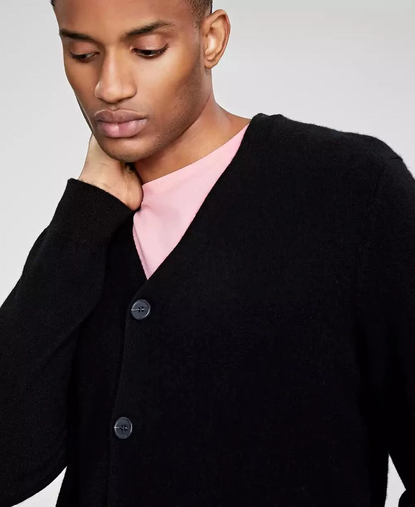 商品Club Room|Men's Cashmere V-Neck Cardigan, Created for Macy's,价格¥380,第3张图片详细描述