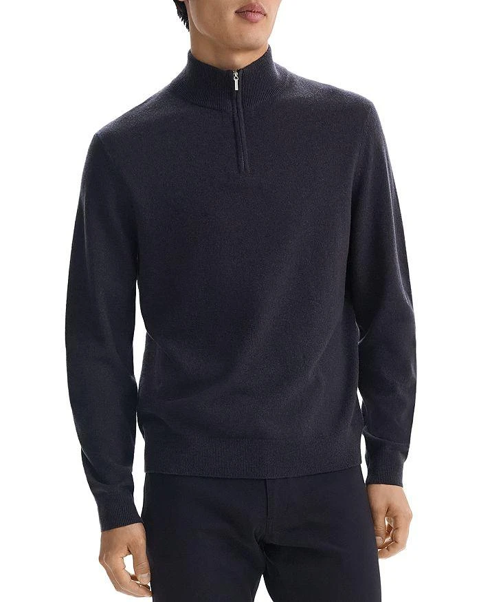 商品Theory|Hilles Quarter Zip Cashmere Sweater,价格¥2940,第1张图片