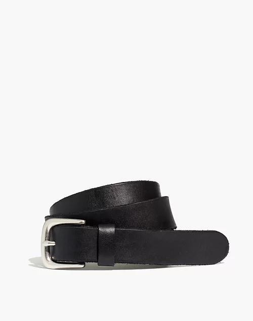 商品Madewell|Medium Leather Belt,价格¥436,第3张图片详细描述