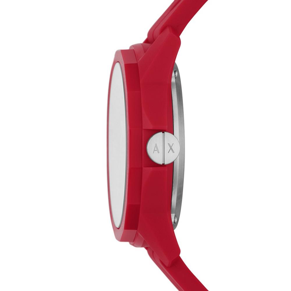 Men's Automatic in Red Case with Red Silicone Strap Watch, 42mm商品第2张图片规格展示