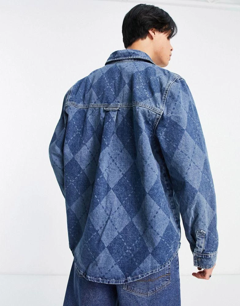 商品The Ragged Priest|The Ragged Priest steeze denim shirt in blue,价格¥317,第4张图片详细描述