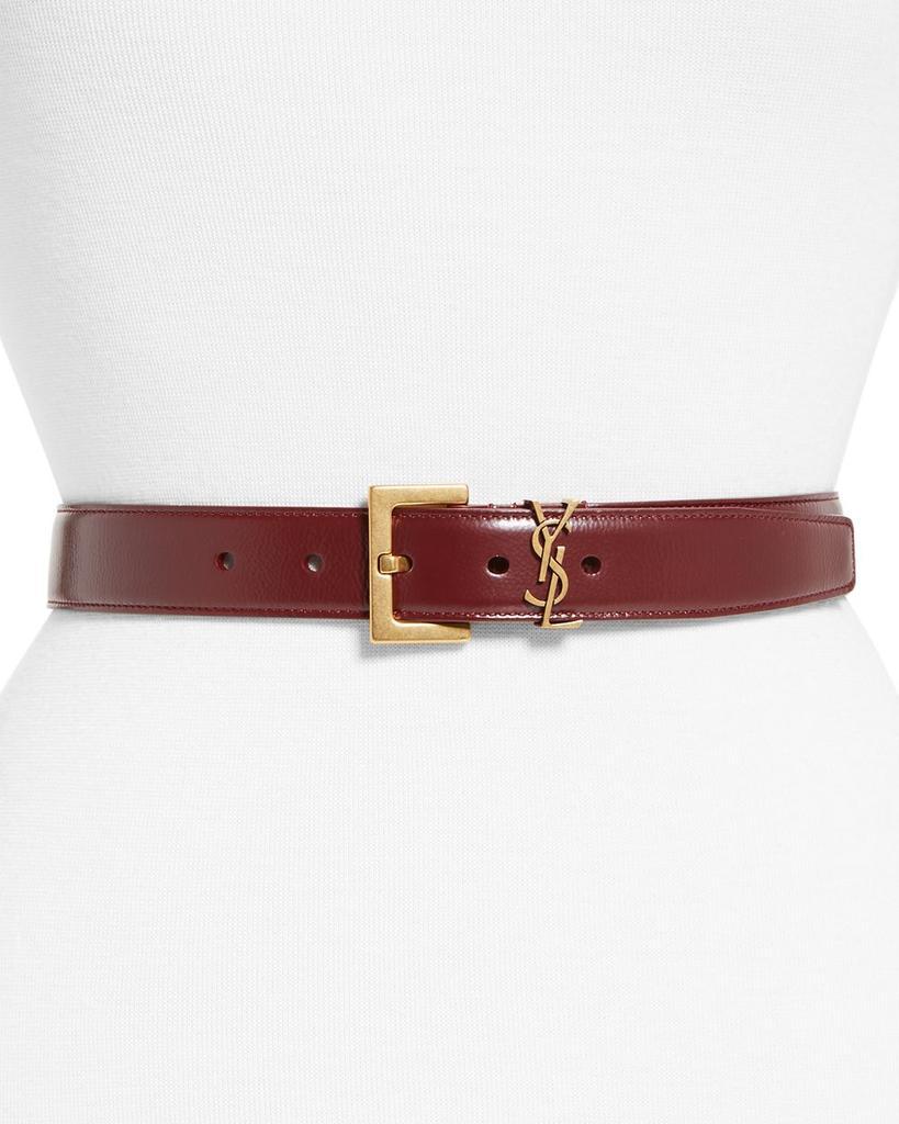 商品Yves Saint Laurent|Women's Cassandre Leather Belt,价格¥4207,第1张图片