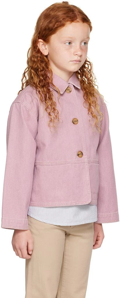 商品Bonpoint|Kids Pink Clarity Denim Jacket,价格¥677,第2张图片详细描述