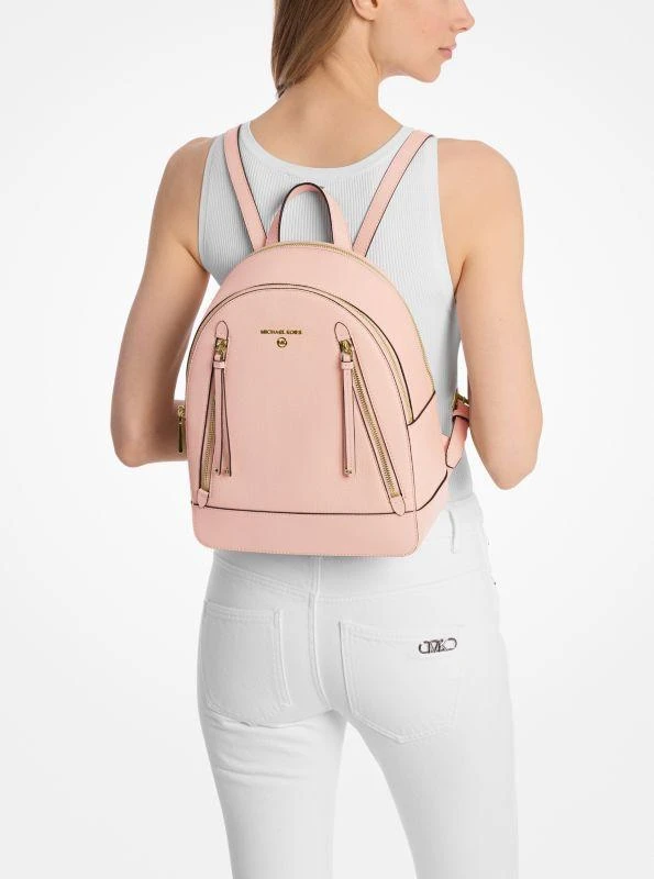 商品Michael Kors|Brooklyn Medium Pebbled Leather Backpack,价格¥2198,第4张图片详细描述
