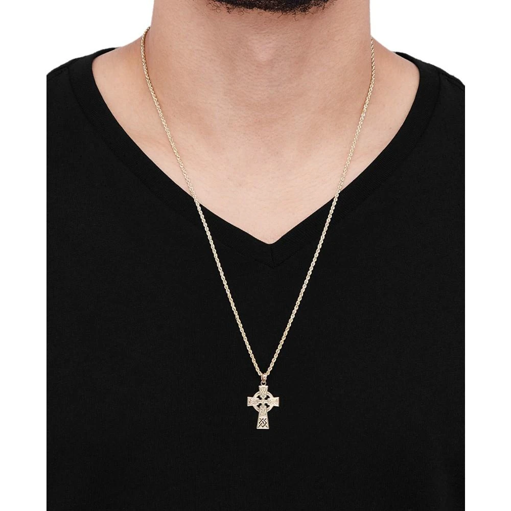 商品Macy's|Celtic Cross Pendant Necklace in 14k Gold,价格¥8780,第2张图片详细描述