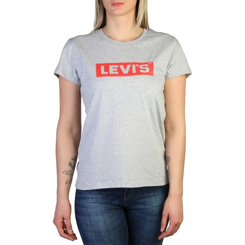 商品Levi's|T-shirts Grey Women,价格¥69,第1张图片