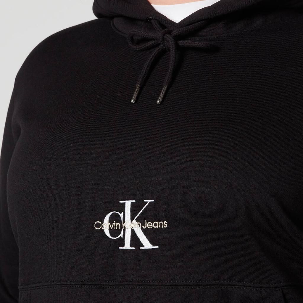 Calvin Klein Jeans Women's Plus Monogram Logo Hoodie - Ck Black商品第4张图片规格展示