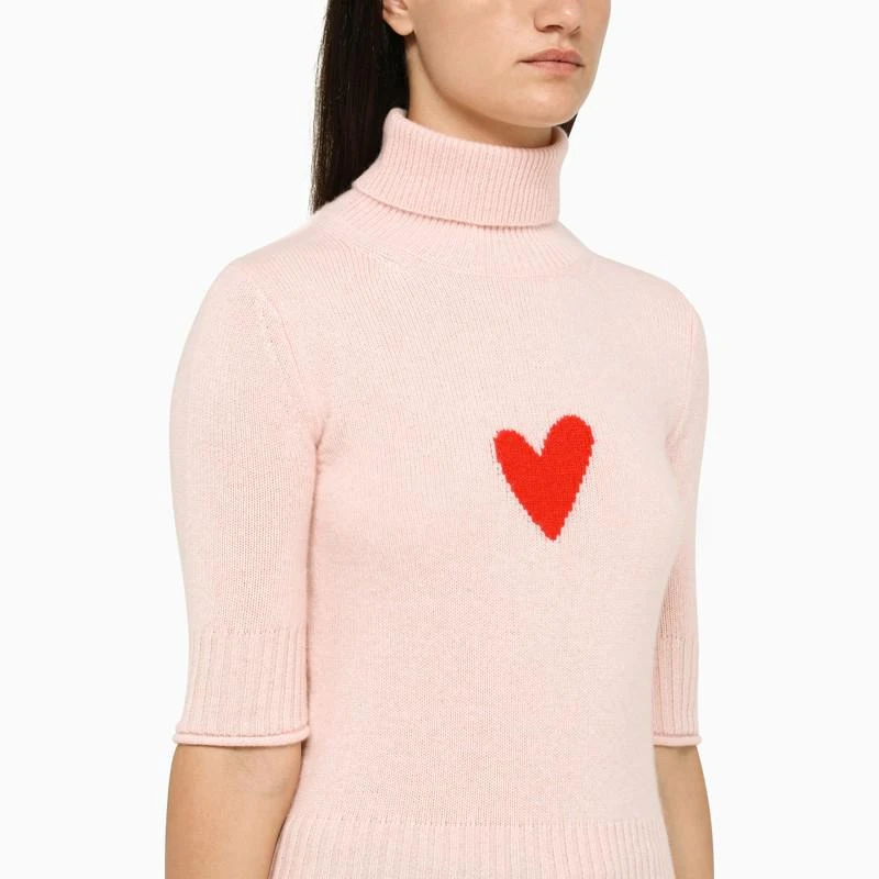 商品Max Mara|Pink cashmere turtleneck,价格¥2887,第4张图片详细描述