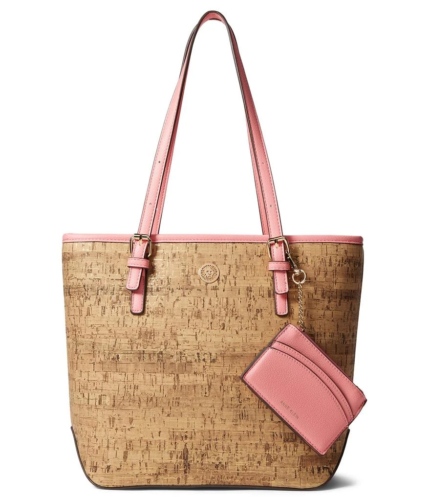 商品Anne Klein|Cork Tote with Card Case,价格¥221,第1张图片