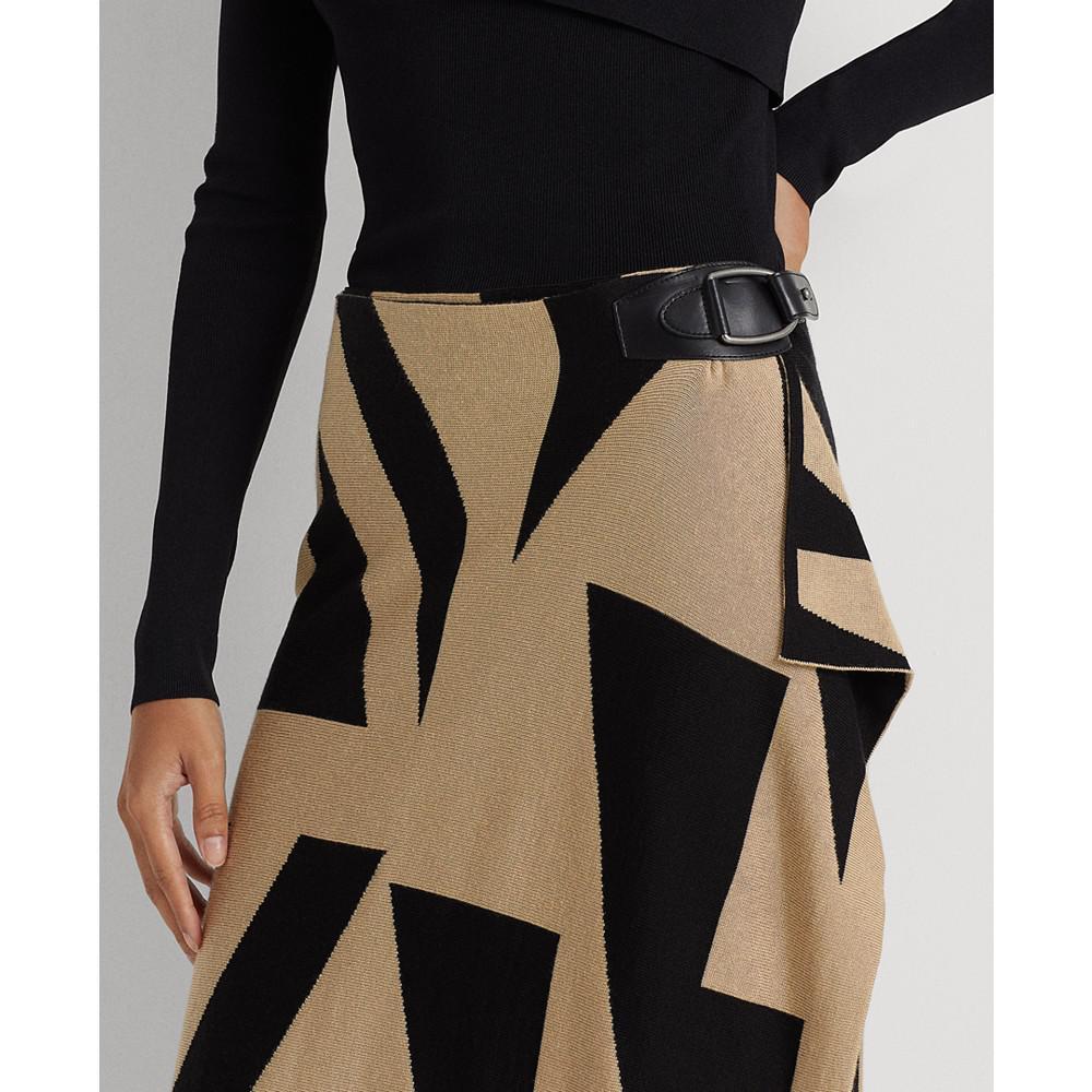 商品Ralph Lauren|Women's Geo-Print Cotton-Blend Pencil Skirt,价格¥1755,第5张图片详细描述