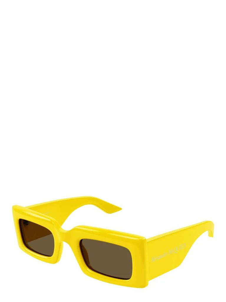 商品Alexander McQueen|Alexander McQueen Eyewear Rectangle Frame Sunglasses,价格¥1844,第2张图片详细描述