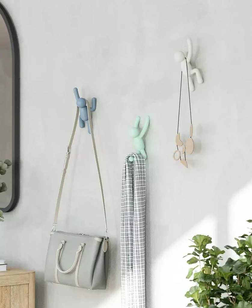 商品Umbra|Buddy Wall Hooks, Set of 3,价格¥121,第5张图片详细描述