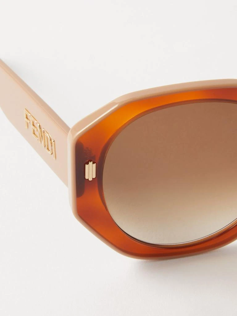 Oversized round metal sunglasses 商品