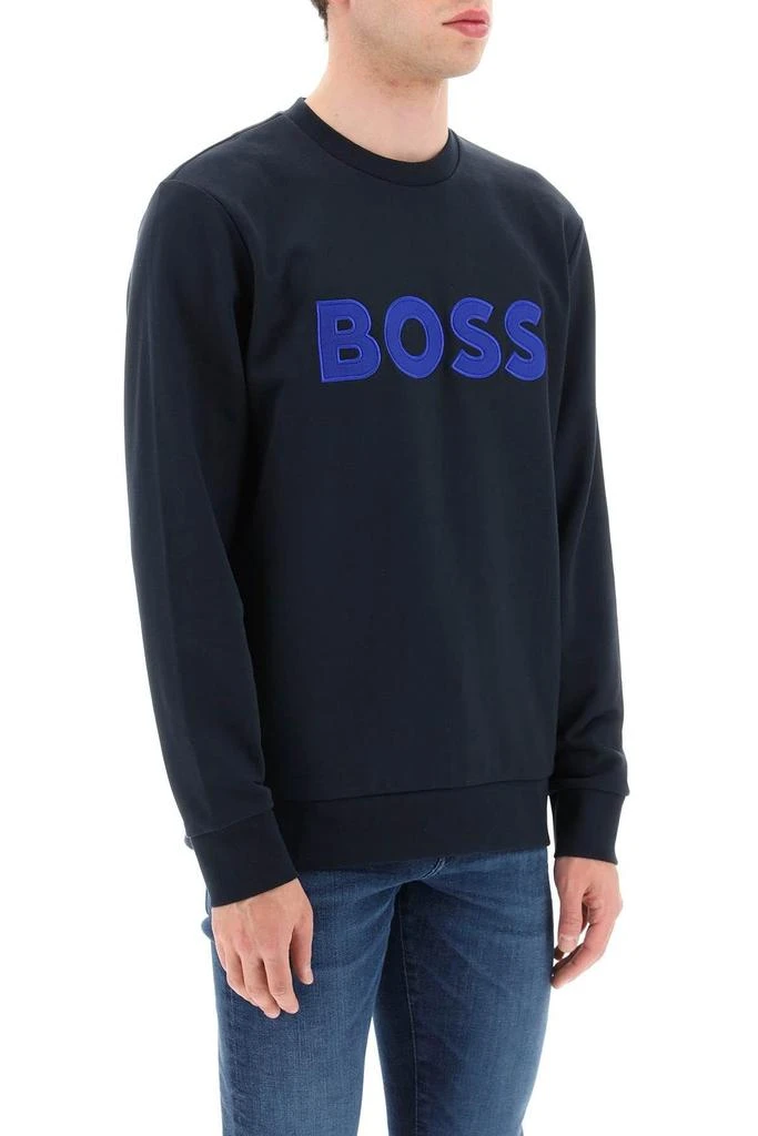 商品Hugo Boss|PATCH LOGO CREW-NECK SWEATSHIRT,价格¥452,第3张图片详细描述