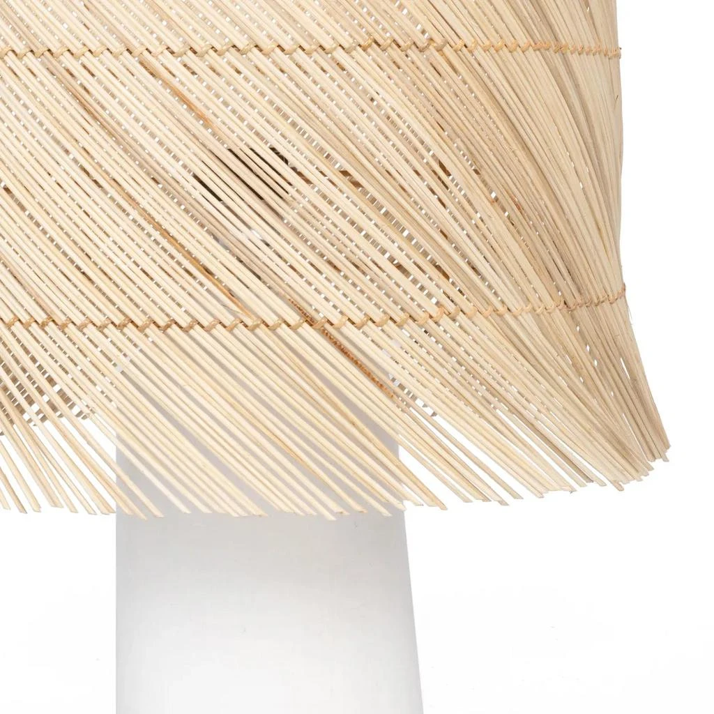 商品预计3周后发货 Bazar Bizar|La Lampe De Table Rattan - Blanc Naturel,价格¥1671,第4张图片详细描述