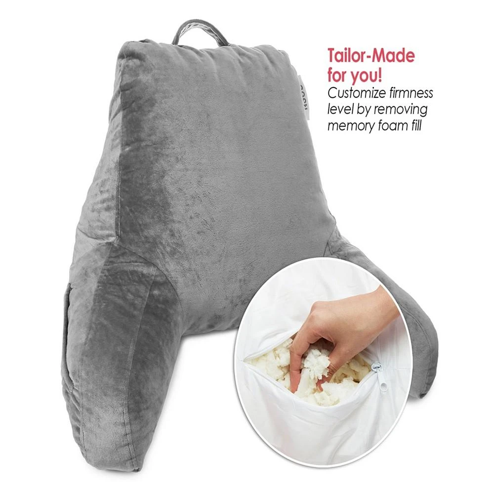 商品Nestl|Shredded Memory Foam Reading Backrest Pillow, Petite,价格¥524,第2张图片详细描述