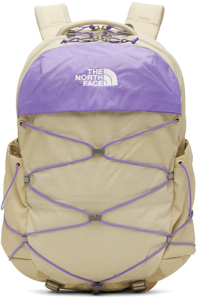 商品The North Face|Beige & Purple Borealis Backpack,价格¥895,第1张图片
