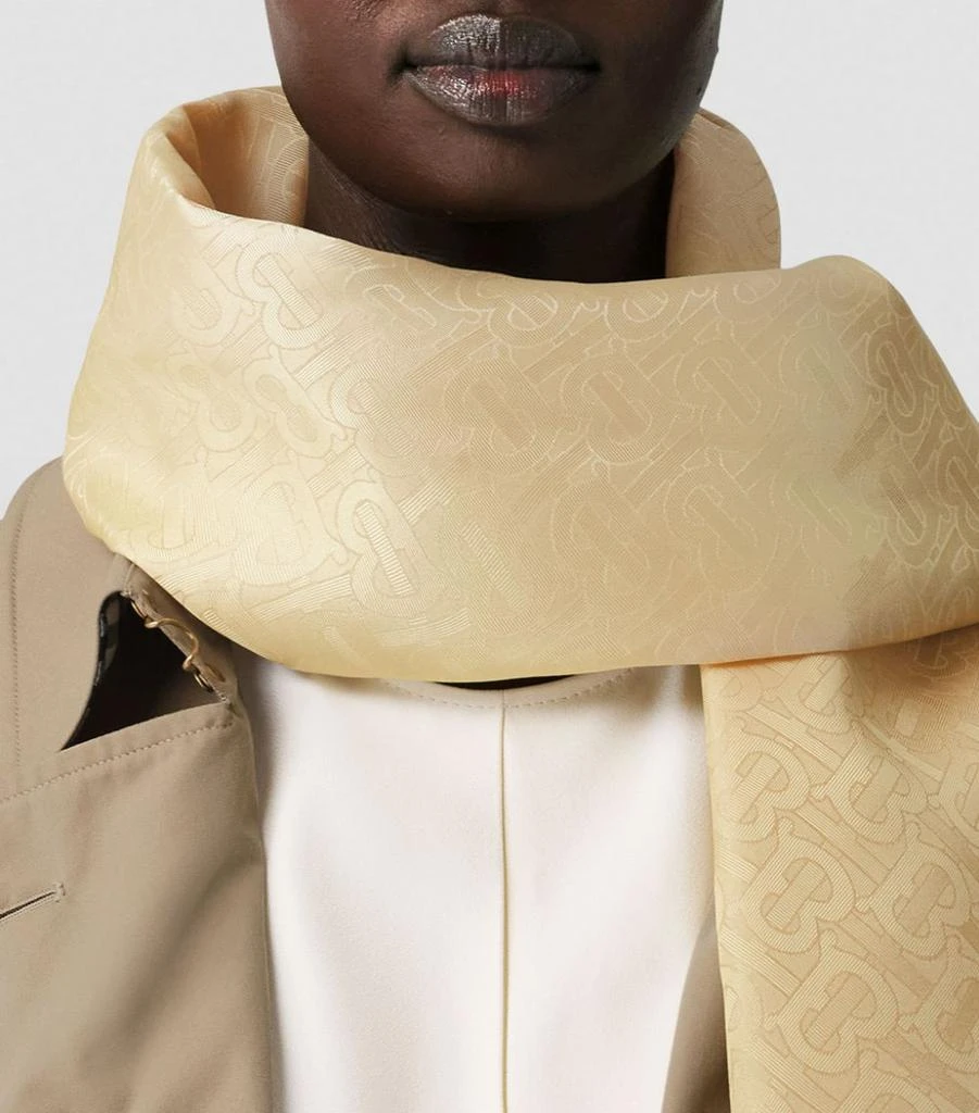 商品Burberry|Reversible Silk Jacquard Scarf,价格¥3979,第3张图片详细描述