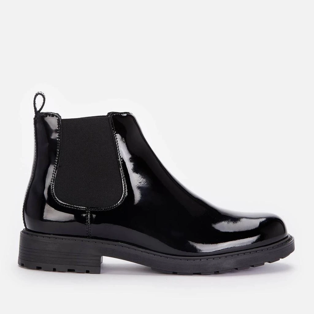 商品Clarks|Clarks Women's Orinoco 2 Lane Patent Chelsea Boots - Black,价格¥606,第1张图片