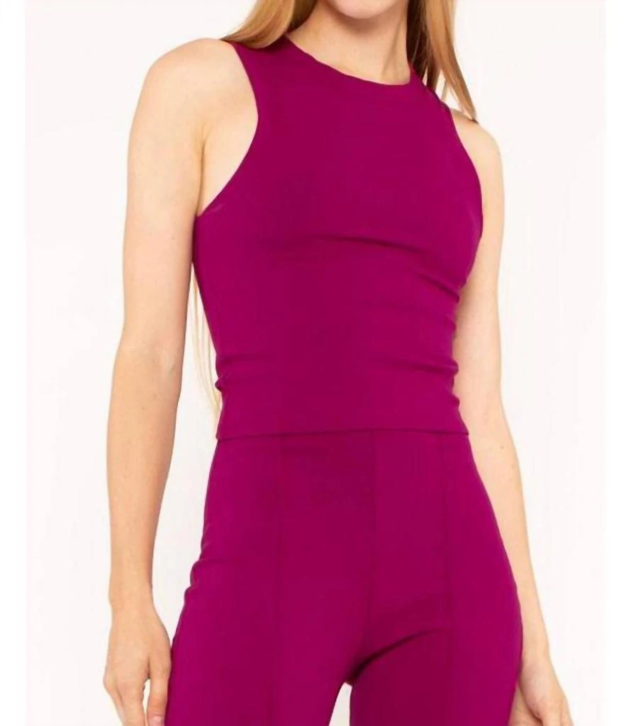 商品RIPLEY RADER|Fitted Rib Tank In Magenta,价格¥554,第1张图片