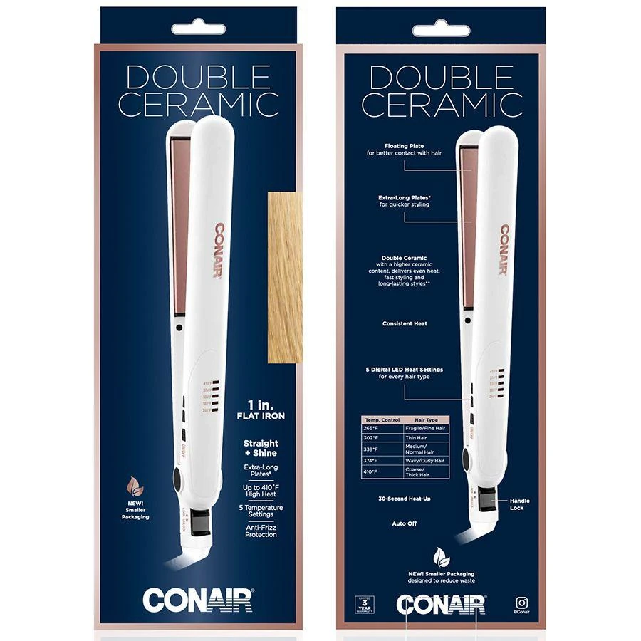 商品Conair|Double Ceramic Flat Iron 1 Inch,价格¥202,第2张图片详细描述