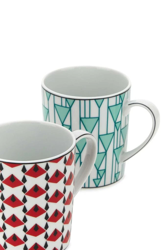 商品Prada|Prada Pattern-Detailed Set Of Two Mugs,价格¥2402,第2张图片详细描述