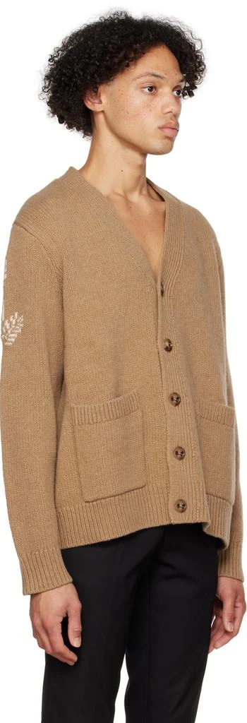 商品Burberry|Tan Equestrian Knight Cardigan,价格¥8487,第2张图片详细描述