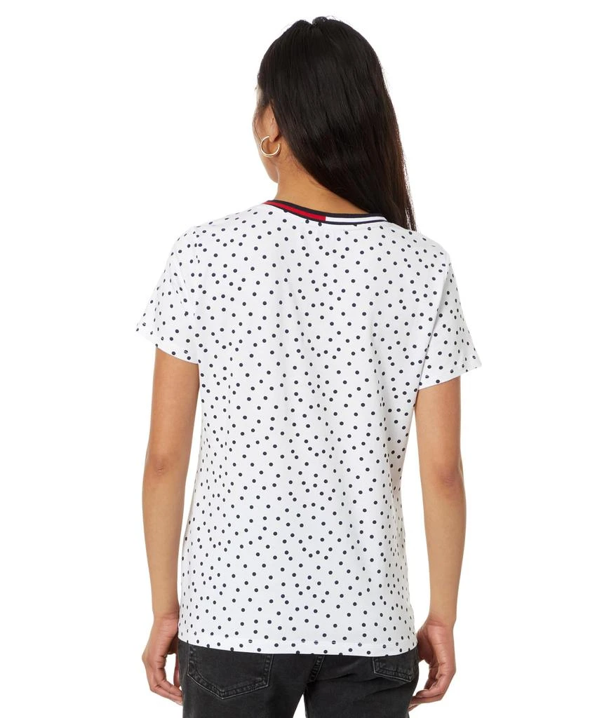 商品Tommy Hilfiger|Short Sleeve V-Neck Dot Tee,价格¥221,第2张图片详细描述