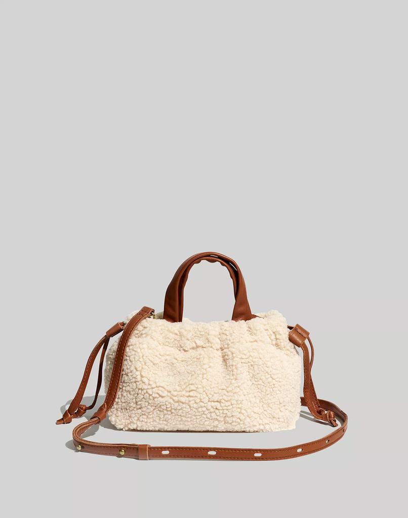 商品Madewell|The Piazza Mini Crossbody Bag in Sherpa,价格¥791,第3张图片详细描述