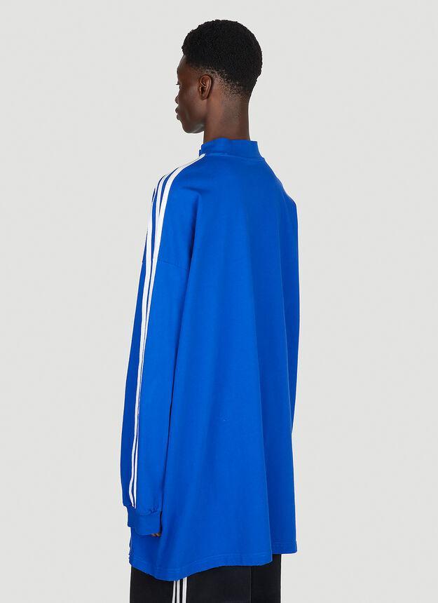 商品Adidas|Logo Print Long Sleeve T-Shirt in Blue,价格¥6918,第6张图片详细描述