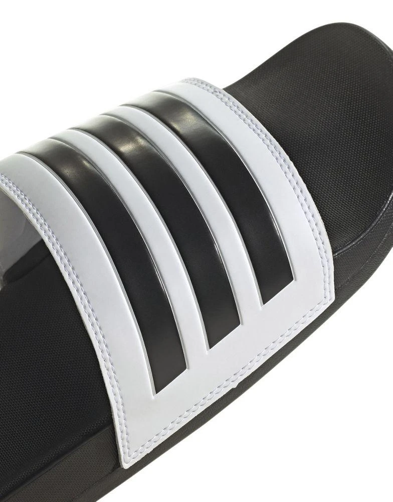 商品Adidas|adidas Adilette comfort sliders in white and black,价格¥398,第4张图片详细描述