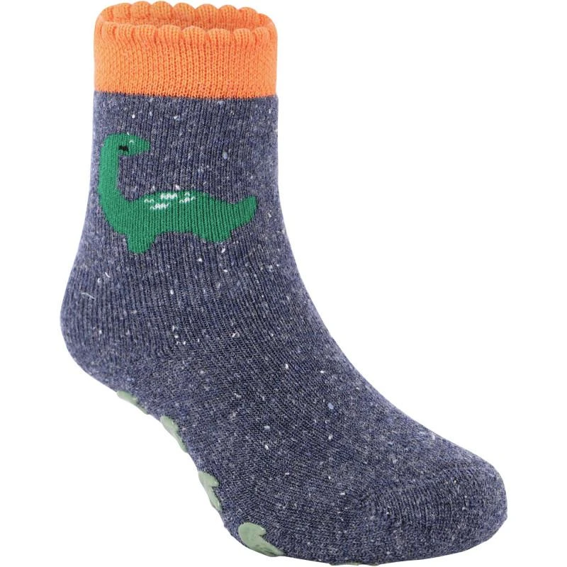 商品FALKE|Dinos print non slip socks in navy,价格¥107,第2张图片详细描述