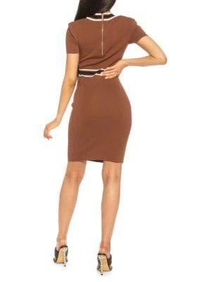 商品ALEXIA ADMOR|Nicki Colorblock Sweater Dress,价格¥680,第2张图片详细描述