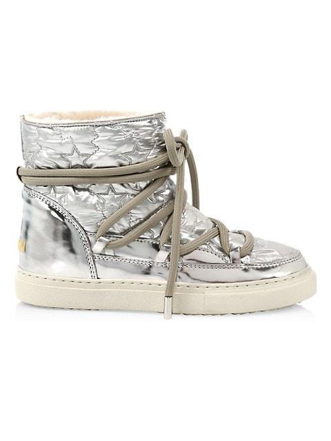 商品INUIKII|Bomber Star Metallic Sneaker Boots,价格¥2790,第1张图片