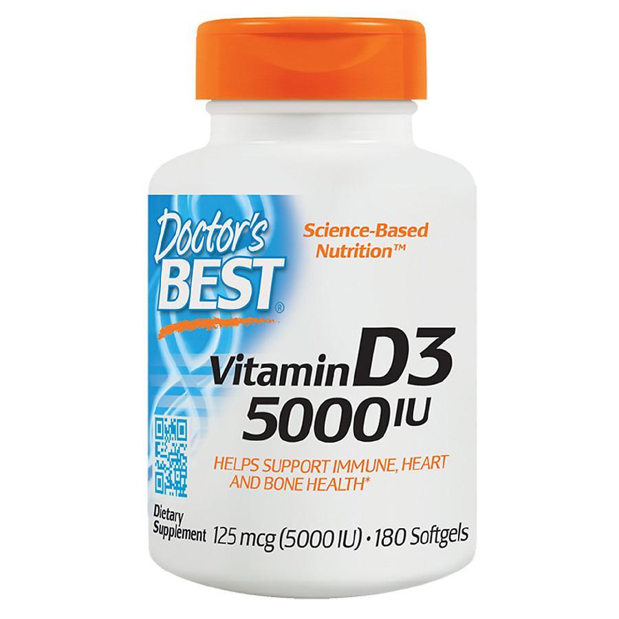 商品Doctor's Best|Vitamin D3 5000 IU,价格¥90,第1张图片
