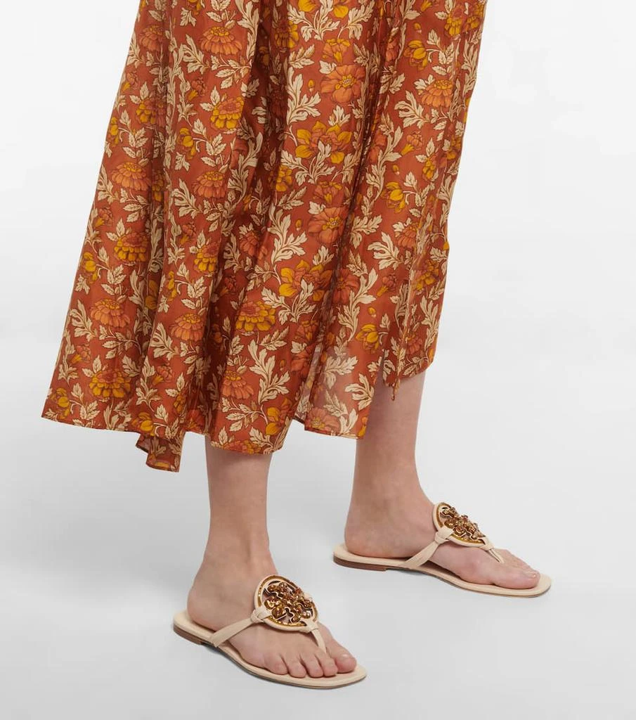 商品Tory Burch|Miller embellished leather sandals,价格¥1638,第4张图片详细描述