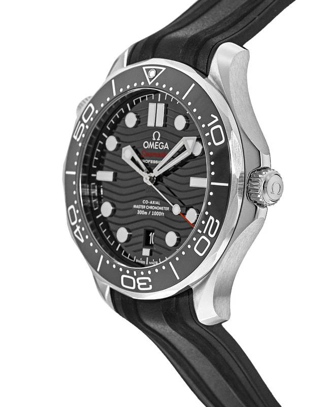 商品Omega|Omega Seamaster Diver 300 M Black Dial Rubber Strap Men's Watch 210.32.42.20.01.001,价格¥33357,第3张图片详细描述