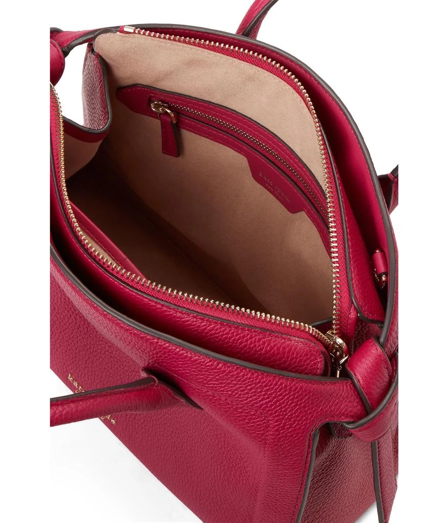 商品Kate Spade|Knott Color-Blocked Pebbled Leather Medium Zip Top Satchel,价格¥1511,第3张图片详细描述