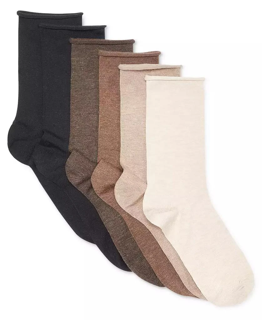 商品Ralph Lauren|Women's 6 Pack Roll-Top Trouser Socks,价格¥188,第1张图片