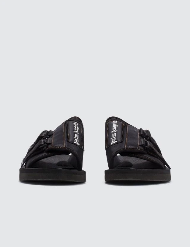 商品Palm Angels|Palm Angels x Suicoke Patch Sliders,价格¥2434,第2张图片详细描述