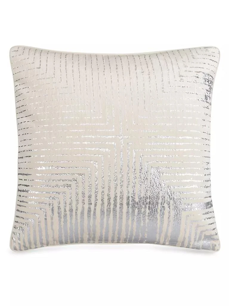 商品Callisto Home|Fes Metallic Foil Velvet Down Pillow,价格¥1293,第1张图片
