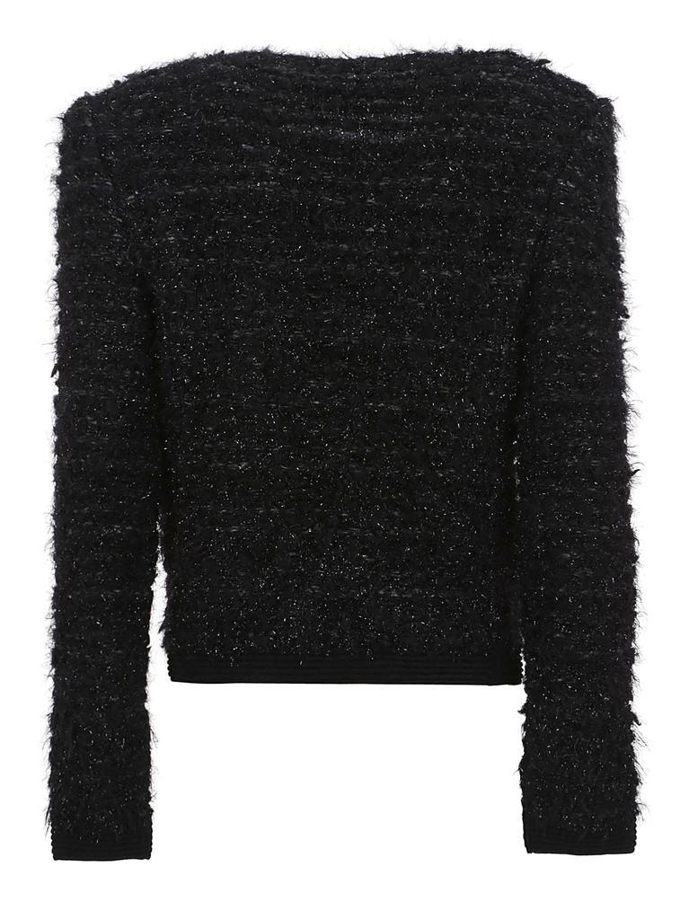 商品Balmain|Balmain 4 Pkt Ribbed Tweed Cardigan,价格¥11076,第4张图片详细描述