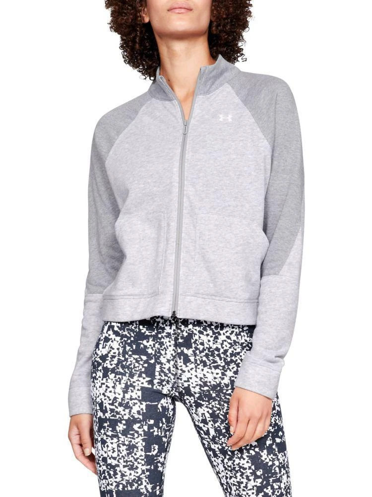 商品Under Armour|Favorite Terry Bomber Jacket,价格¥114,第1张图片