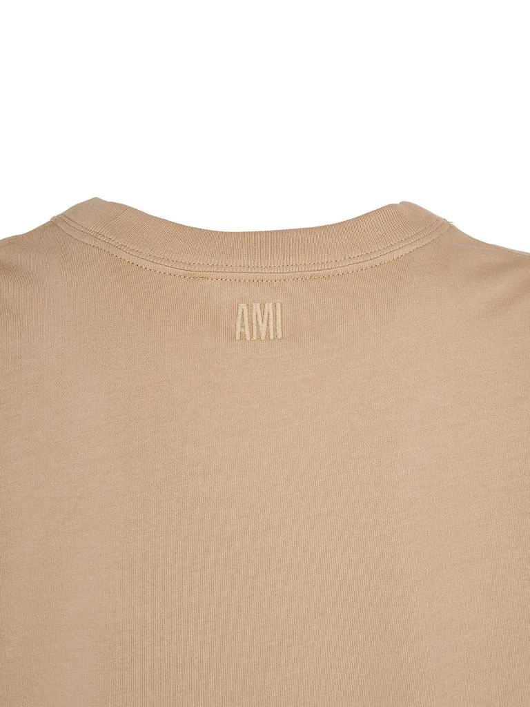 商品AMI|Red Ami De Coeur Cotton T-shirt,价格¥1452,第5张图片详细描述