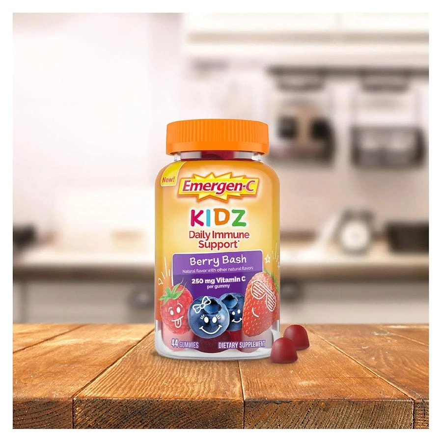 商品Emergen-C|Kids Daily Immune Support Supplement Gummies Berry Bash,价格¥142,第2张图片详细描述