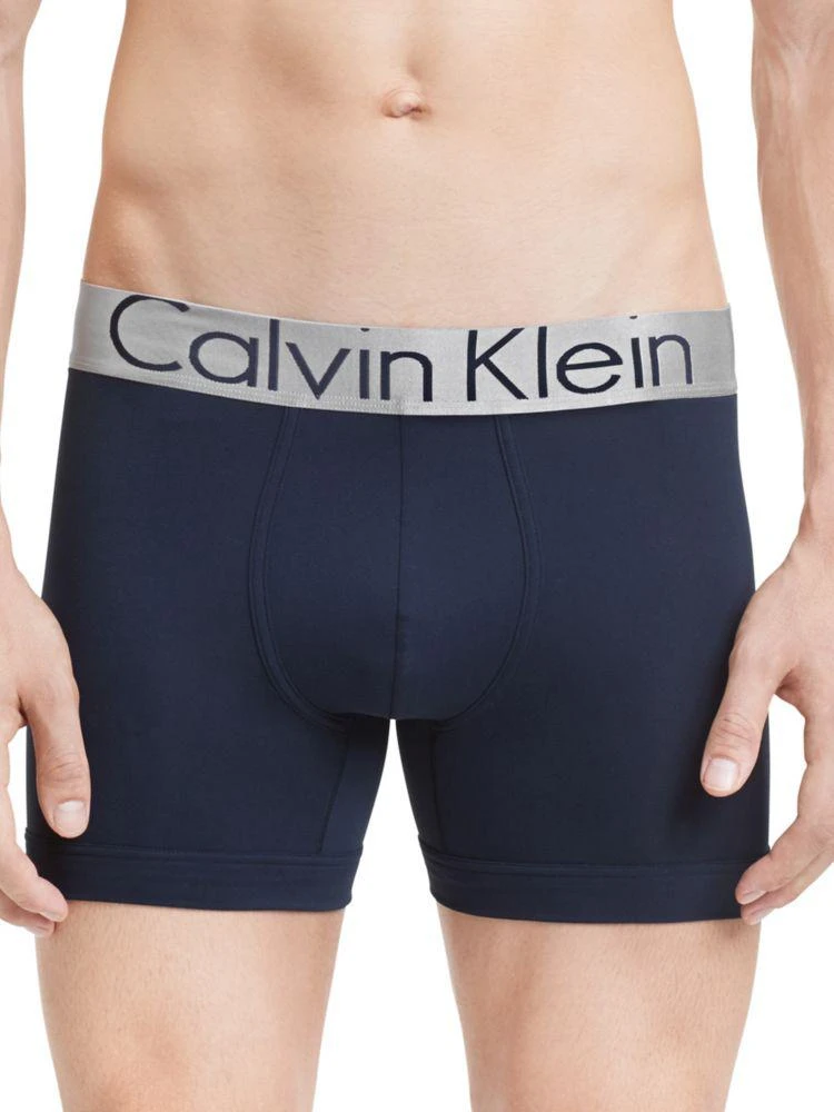 商品Calvin Klein|3-Pack Steel Micro Boxer Briefs,价格¥225,第3张图片详细描述